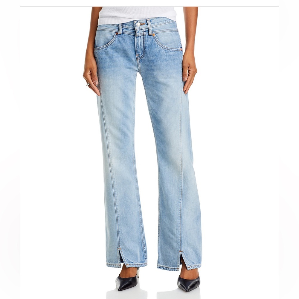Re/Done Light Blue Flare Jeans